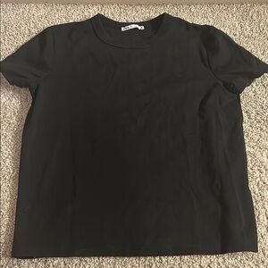 Zara Black Short Sleeve Tee